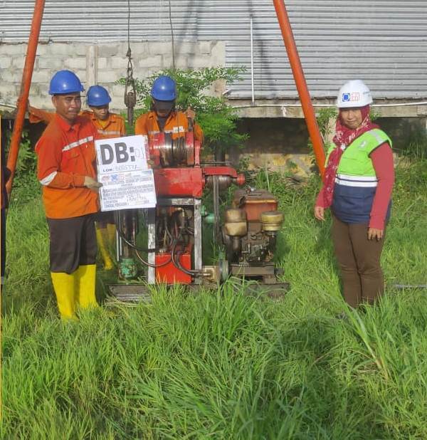 geotechnical drilling rig site